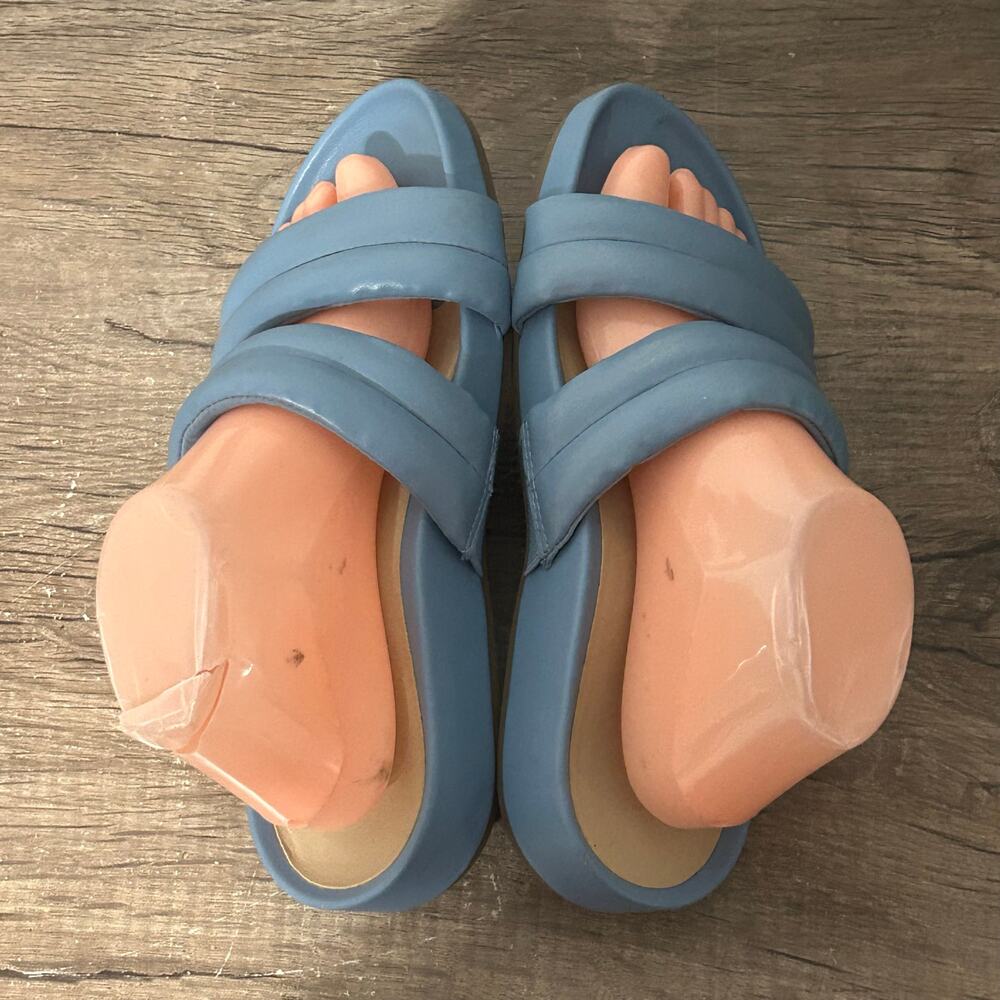 Vionic Mayla Women’s Slides Sandals Shoes Size 8.5 Blue - Picture 5 of 8